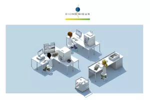 Web-ap' Webdesign Webdesign et programmation d'une Application  Showpad  présentant le matériel du groupe Biomérieux à travers un laboratoire virtuel.