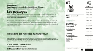 Site internet Intégration front-end Réalisation du développement front-end du site d'Athénor, Scène Nationale de Saint-Nazaire