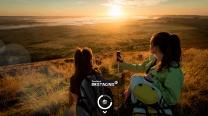 Animation Animation d'une carte de veux interactive pour région Bretagne sous forme d'une animation au Scroll.